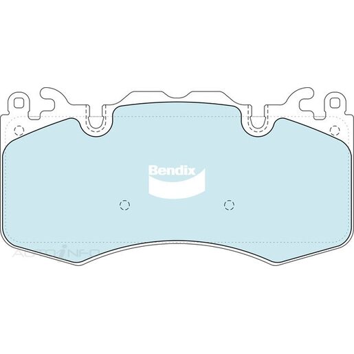 Bendix Front Brake Pads - DB2204-EURO+