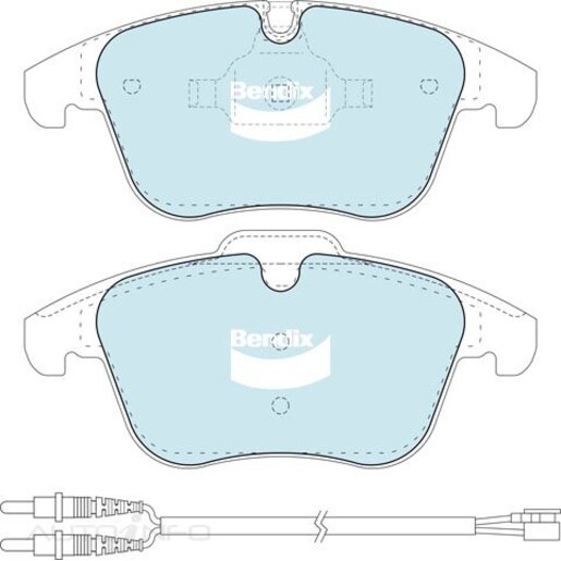 Bendix EURO+ Front Brake Pads - DB2296-EURO+