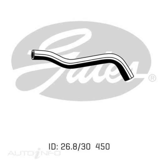 Gates Upper Radiator Hose - 05-2226