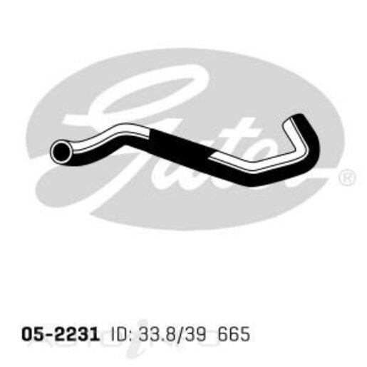 Gates Lower Radiator Hose - 05-2231