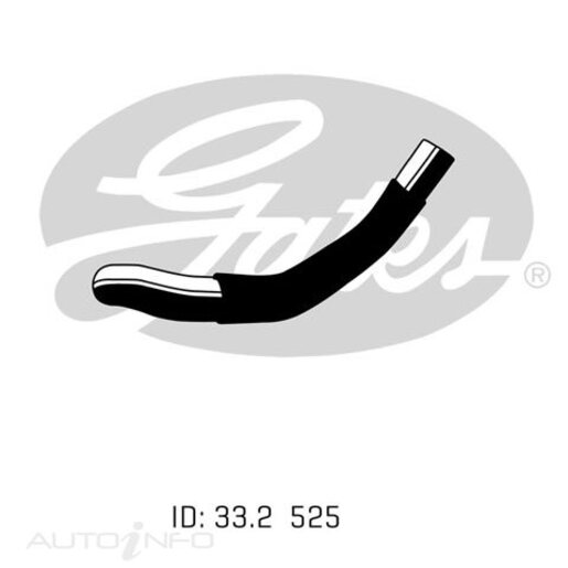 Gates Lower Radiator Hose - 05-2235