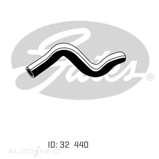 Gates Upper Radiator Hose - 05-2246