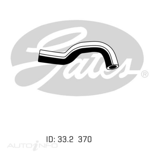 Gates Upper Radiator Hose - 05-2225