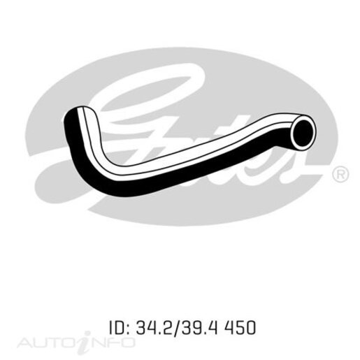 Gates Upper Radiator Hose - 05-2204