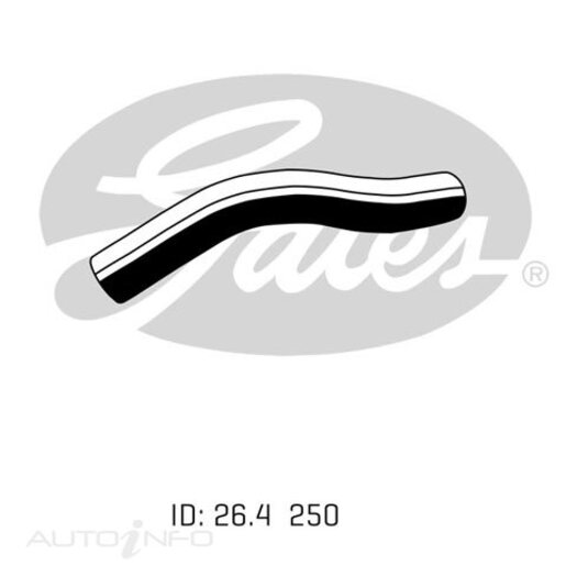 Gates Lower Radiator Hose - 05-2215