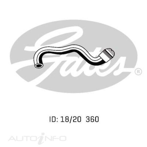 Gates Heater Hose - 02-1235