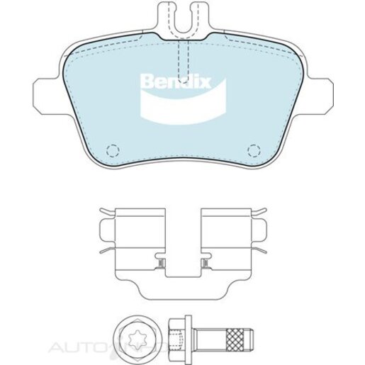 Bendix EURO+ Rear Brake Pads - DB2318-EURO+