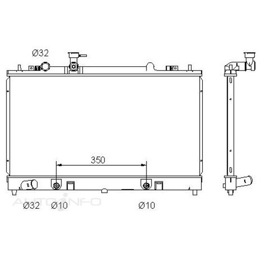 Protex Radiator - RADMZ066