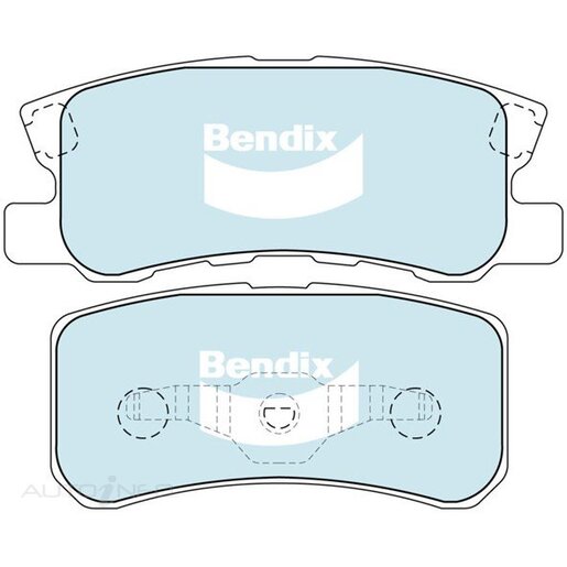 Bendix Rear Brake Pads - DB1464-GCT