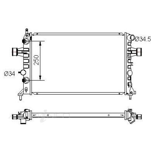 Protex Radiator - RADH231