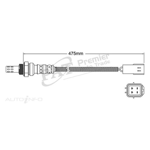 PAT Premium Oxygen/Lambda Sensor Post Catalytic Converter - EGO-550