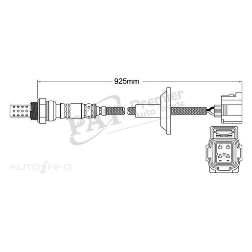 PAT Premium Oxygen/Lambda Sensor Pre-Catalytic Converter/Manifold - EGO-551