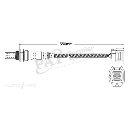 PAT Premium Oxygen/Lambda Sensor Post Catalytic Converter - EGO-479