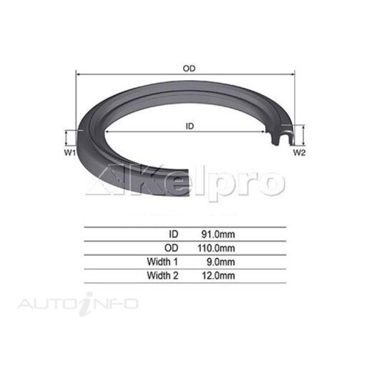 Kelpro Crankshaft Rear Seal (Rear Main Seal) - 97467G