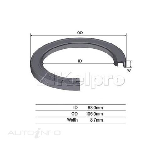 Kelpro Crankshaft Rear Seal (Rear Main Seal) - 97747G