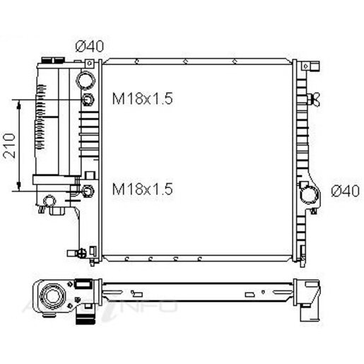 Protex Radiator - RADB002