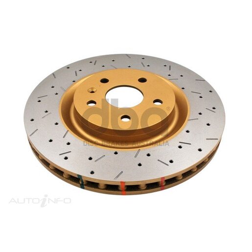 DBA Disc Brake Rotor Street Cross Drilled & Slotted - DBA42604XS