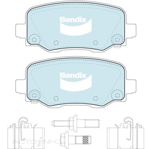 Bendix Rear Brake Pads - DB2338-4WD