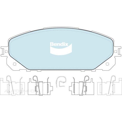 Bendix 4WD Front Brake Pads - DB2337-4WD