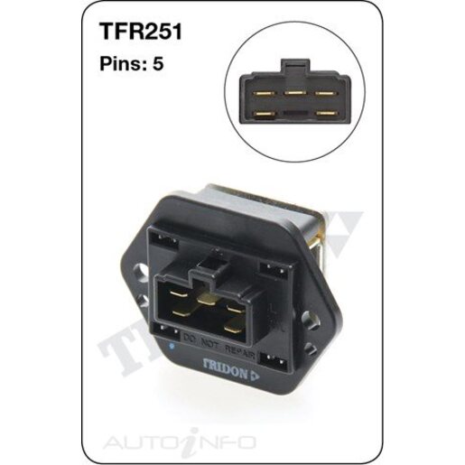 Tridon Heater Fan Resistor - TFR251