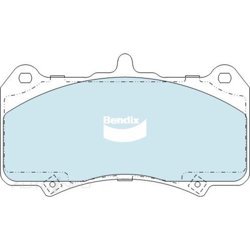 Bendix Front Brake Pads - DB2317-SRT