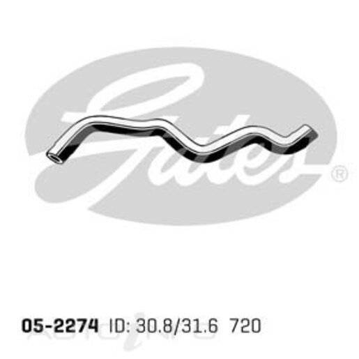 Gates Lower Radiator Hose - 05-2274