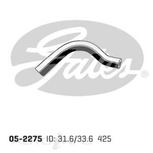 Gates Upper Radiator Hose - 05-2275