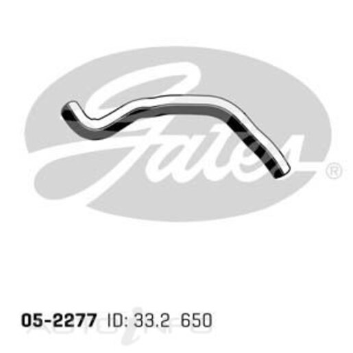 Gates Lower Radiator Hose - 05-2277