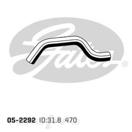 Gates Upper Radiator Hose - 05-2292