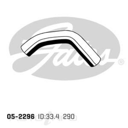 Gates Upper Radiator Hose - 05-2296