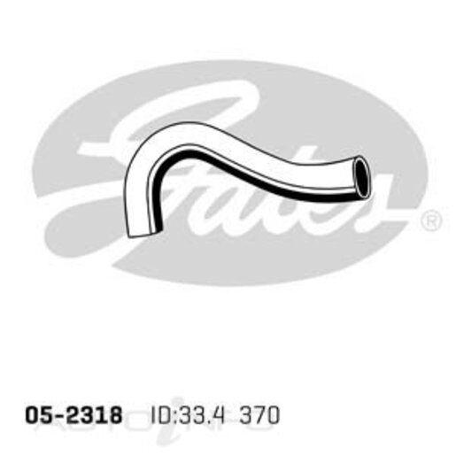 Gates Lower Radiator Hose - 05-2318