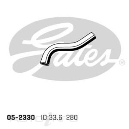 Gates Upper Radiator Hose - 05-2327