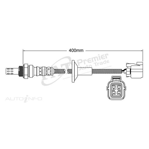 PAT Premium Oxygen/Lambda Sensor Post Catalytic Converter - EGO-322