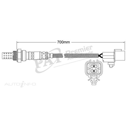 PAT Premium Oxygen/Lambda Sensor Pre-Catalytic Converter/Manifold - EGO-637