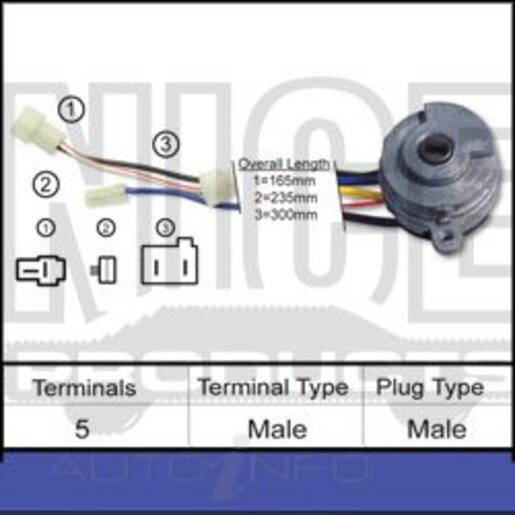 Nice Products Ignition Switch - NC235