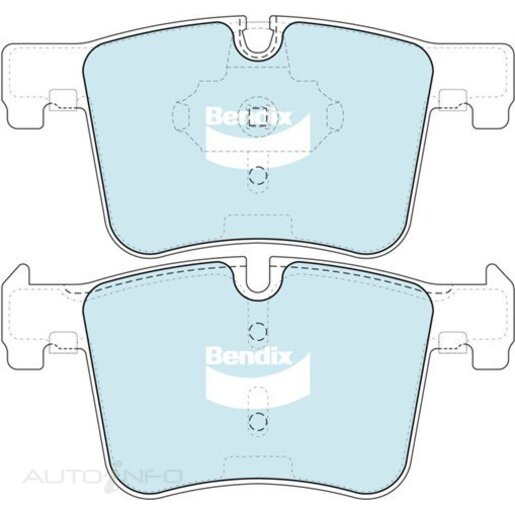 Bendix Front Brake Pads - DB2223-EURO+