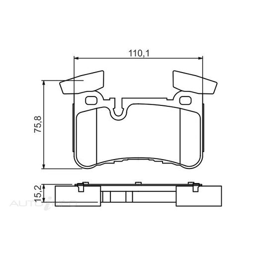 Bosch Rear Brake Pads - BP1333