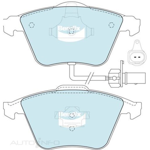 Bendix EURO+ Front Brake Pads - DB2198-EURO+