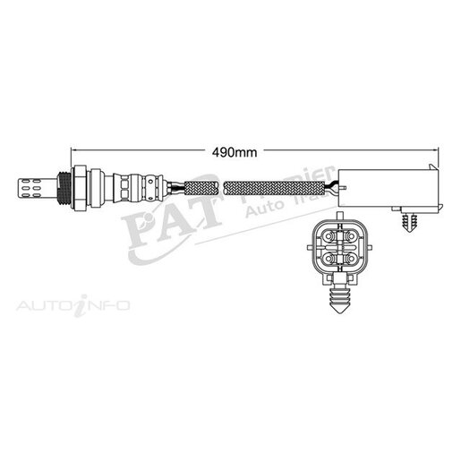 PAT Premium Oxygen/Lambda Sensor Pre-Catalytic Converter/Manifold - EGO-073