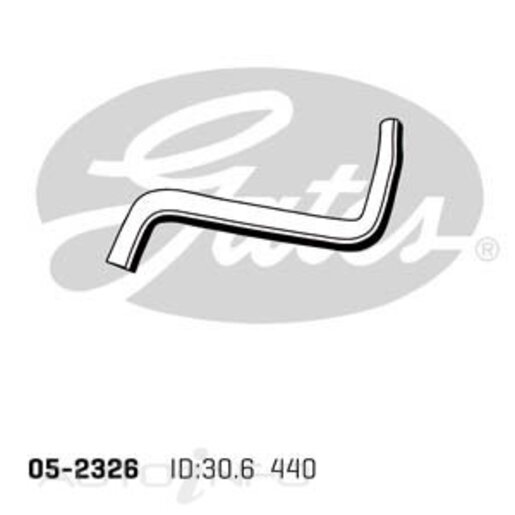 Gates Upper Radiator Hose - 05-2309