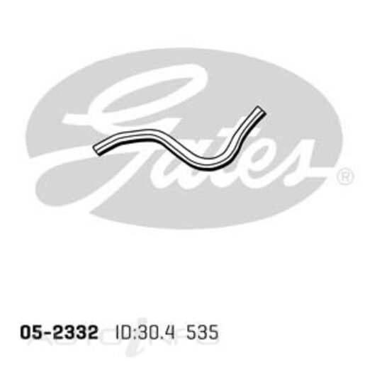 Gates Lower Radiator Hose - 05-2332