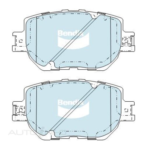 Bendix Front Brake Pads - DB2321-GCT