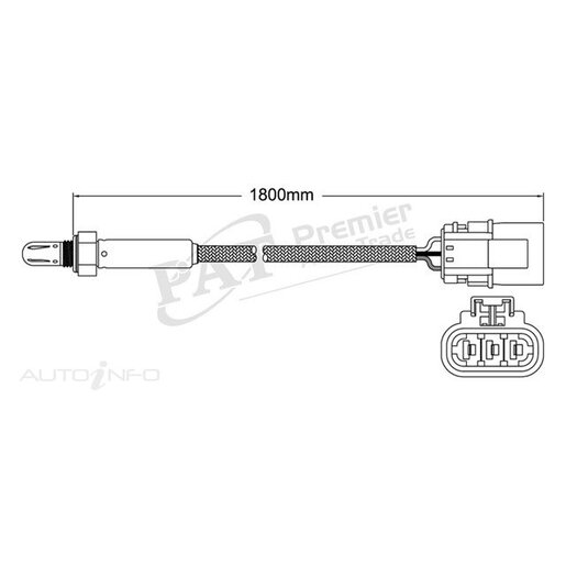 PAT Premium Oxygen/Lambda Sensor Pre-Catalytic Converter/Manifold - EGO-128