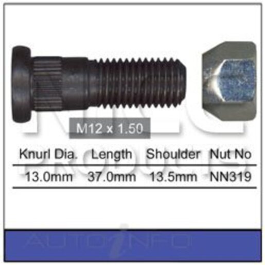 Nice Products Wheel Stud & Nut Set - NS369A