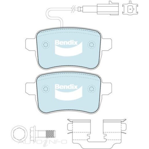 Bendix EURO+ Rear Brake Pads - DB2344-EURO+