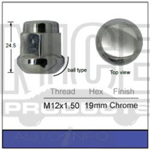 Nice Products Wheel Nut - BB325C