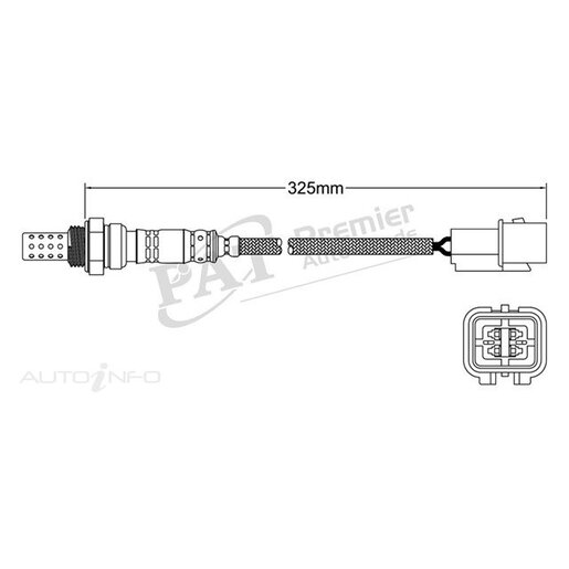 PAT Premium Oxygen/Lambda Sensor Post Catalytic Converter - EGO-649