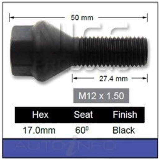 Nice Products Wheel Bolt - NR326B