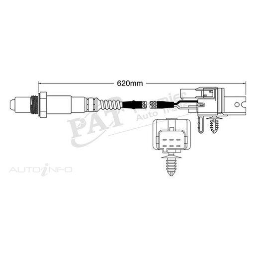 PAT Premium Oxygen/Lambda Sensor Pre-Catalytic Converter/Manifold - EGO-236M