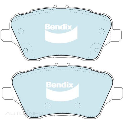 Bendix Front Brake Pads - DB2382-GCT